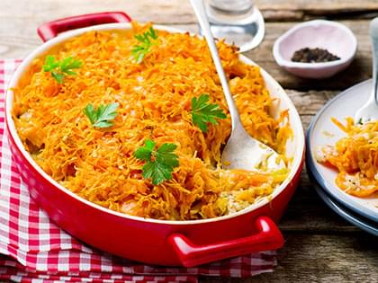 Casserole de poulet à la patate douce