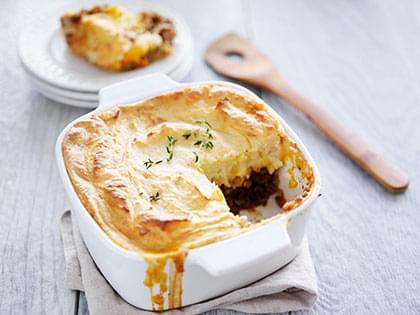 Beef and Cauliflower Pie