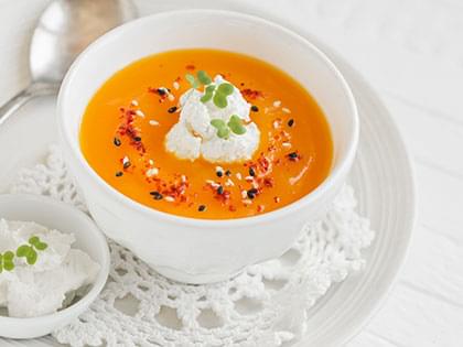 Potage aux carottes parfumé au cari-image
