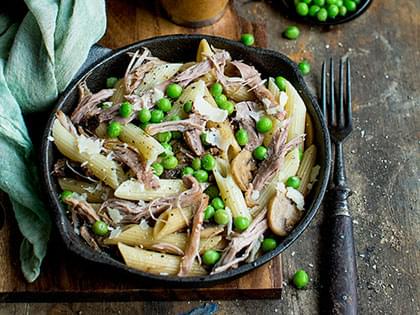 Penne with Duck Confit