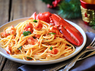 Spaghetti au homard