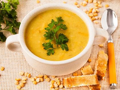 Zuppa di pisellini all'indiana