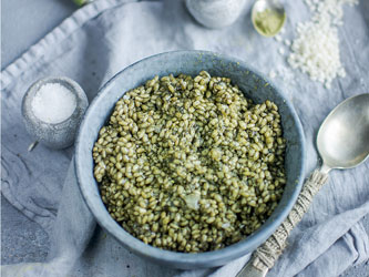 Green Tea Risotto
