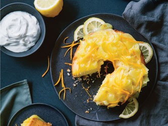 Lemon Curd Sponge Cake