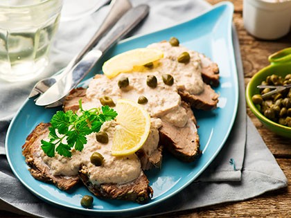 Arrosto di manzo con salsa tonnata