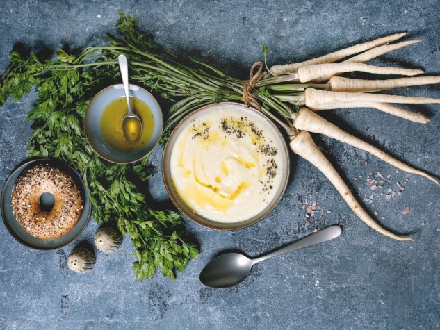 Crème de panais et pomme de terre