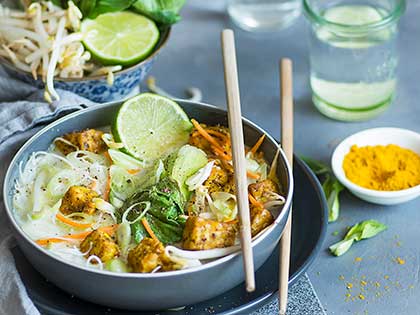 Asian Tempeh and Vegetable Soup
