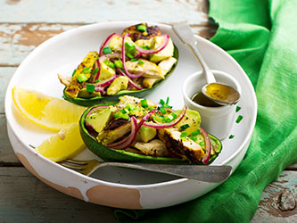 Poulet grillé à l'avocat
