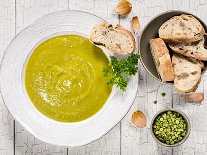Zuppa di piselli secchi
