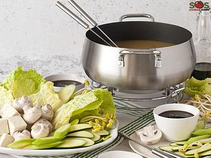 Vegetarian Chinese Fondue Gluten Free Soscuisine