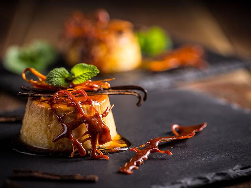 Creme caramel alla soia (porzioni dispari)