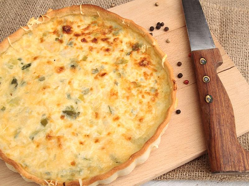 Quiche aux poireaux