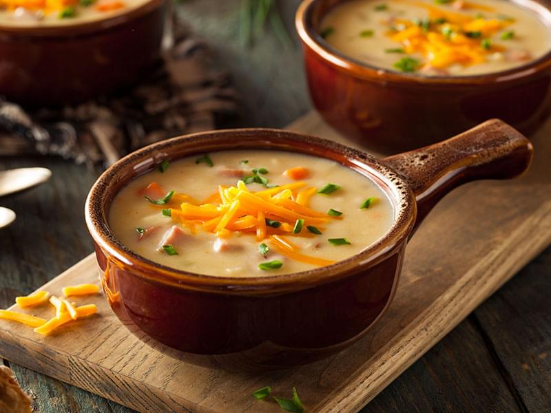 Soupe à la bière et au cheddar