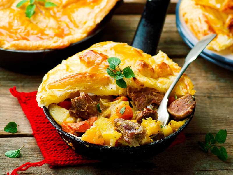 Stufato di vitello in crosta