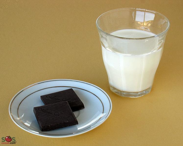 Lait et chocolat