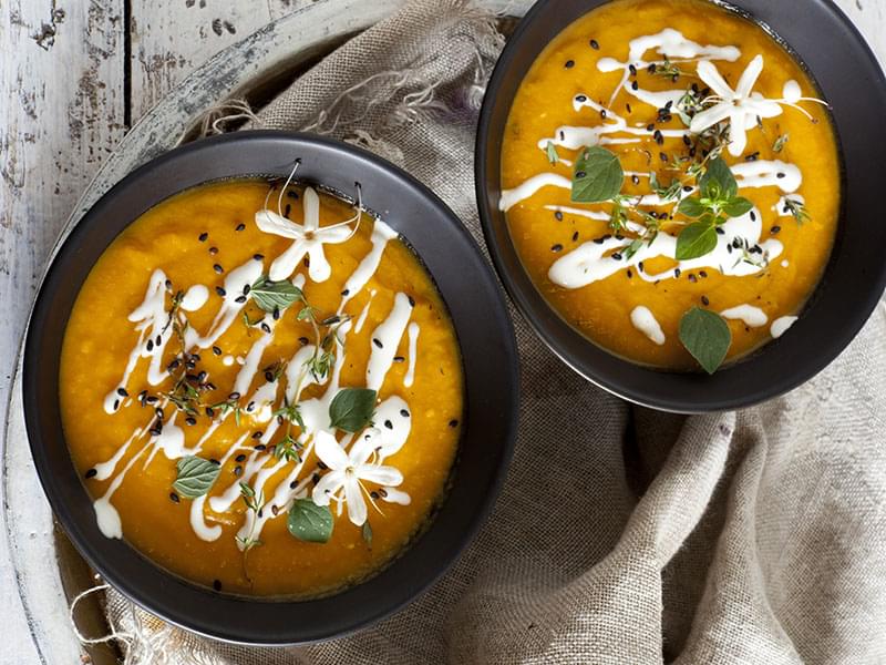 Potage épicé à la citrouille