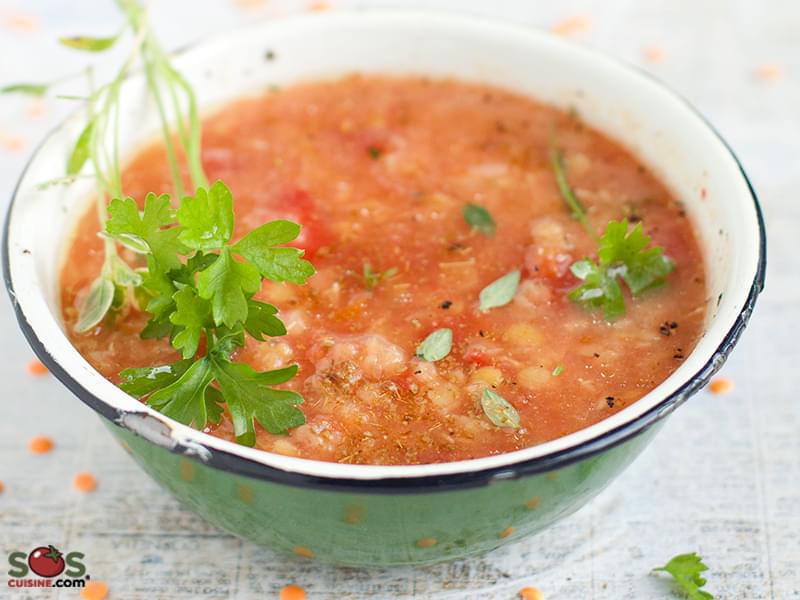 Spicy Red Lentil Soup