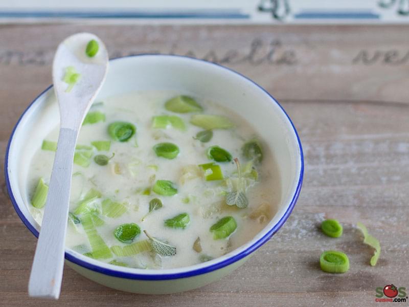 Celeriac and Leek Soup