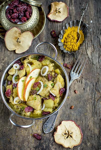 Cari de poulet aux fruits