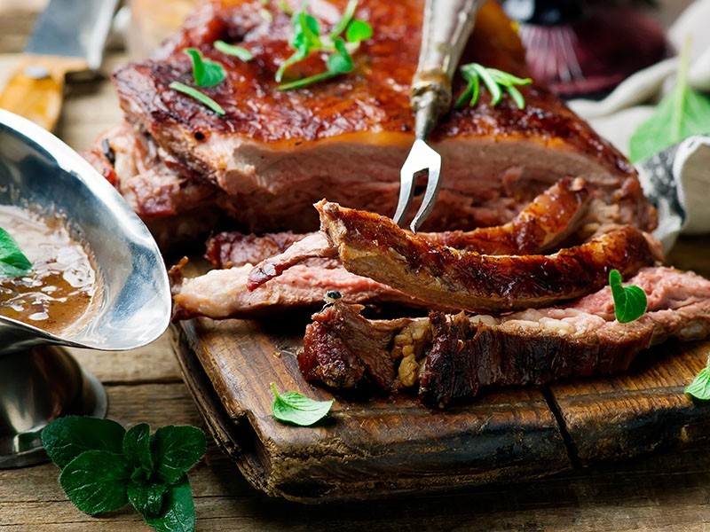 Bavette de boeuf, sauce echalote