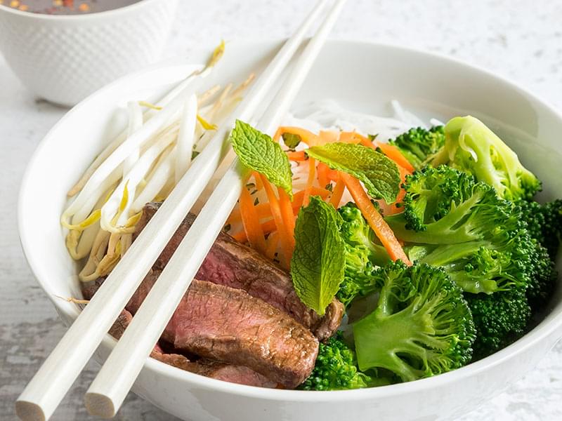 Nouilles thaï au boeuf