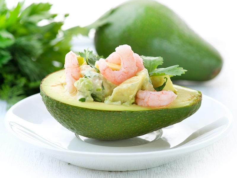 Avocats garnis aux crevettes