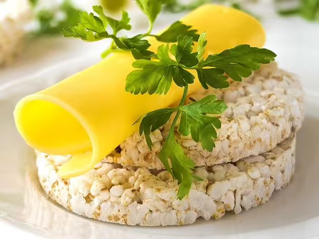 Lactose-free Cheese & Rice cake