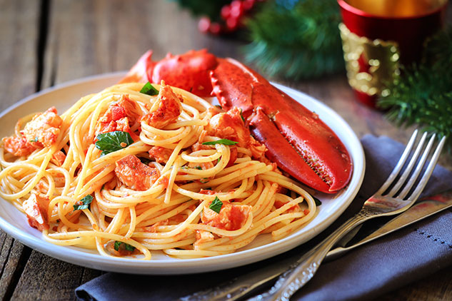 Spaghetti au homard