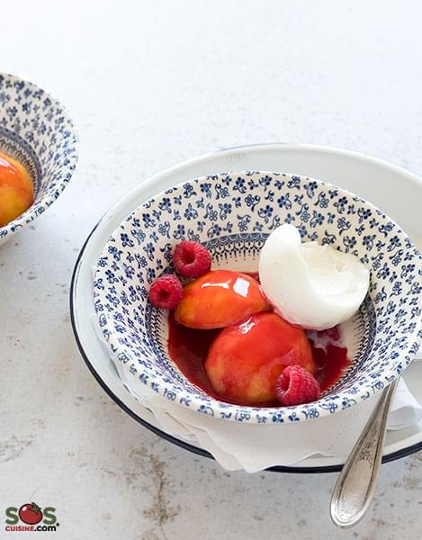 Pêche Melba simplifiée