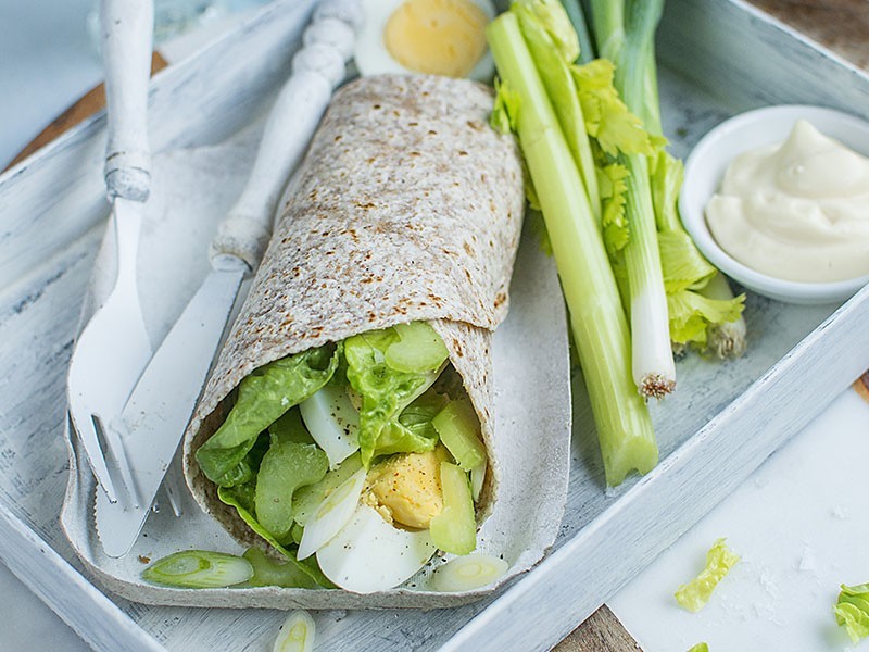 Wrap aux oeufs