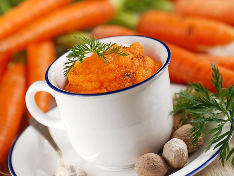 Purée de carottes à l'orange