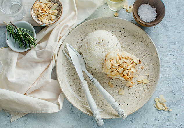 Filet d'aiglefin aux amandes
