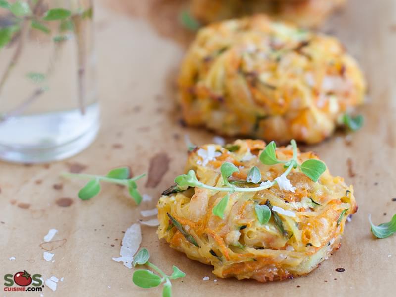 Frittelle di verdure al forno