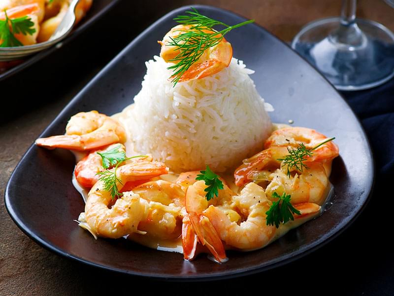 Sautéed Shrimp in White Wine