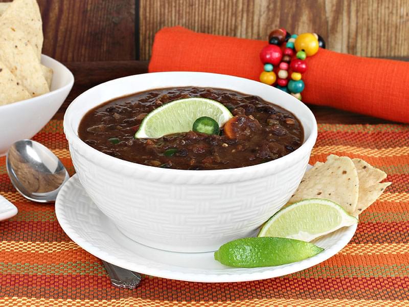 Zuppa cubana di fagioli neri