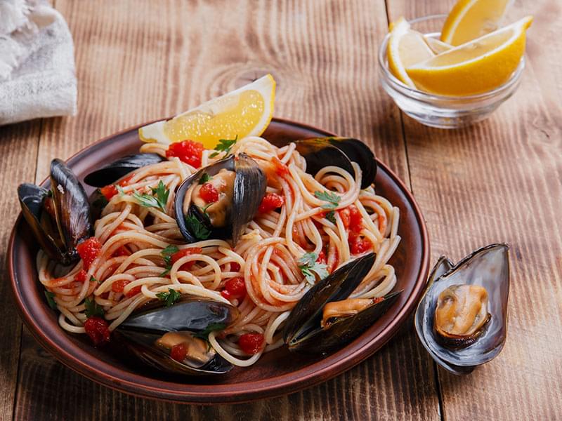 Spaghetti aux moules