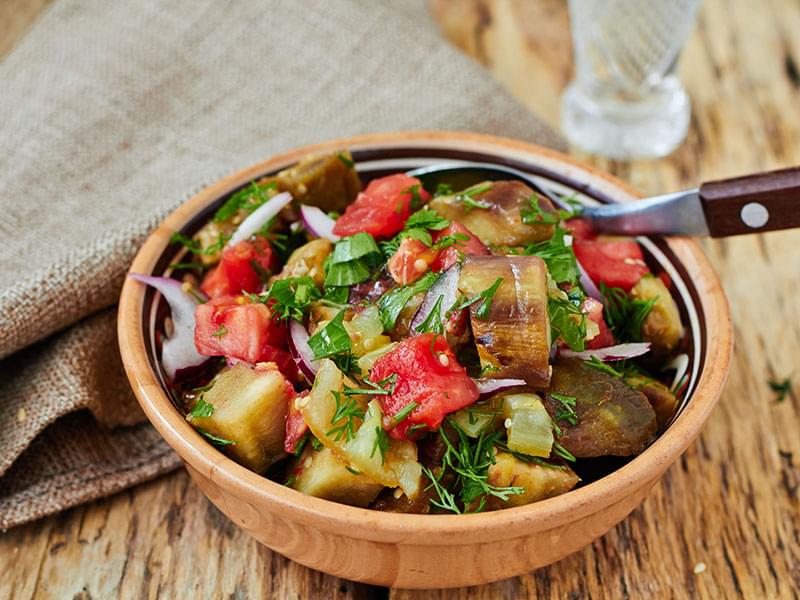 Ratatouille rapida di verdure e ceci