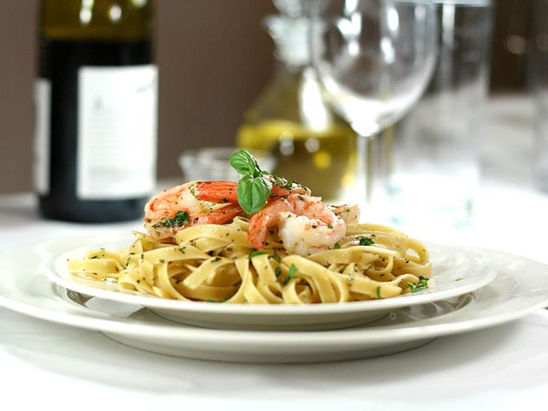 Fettuccine et langoustines