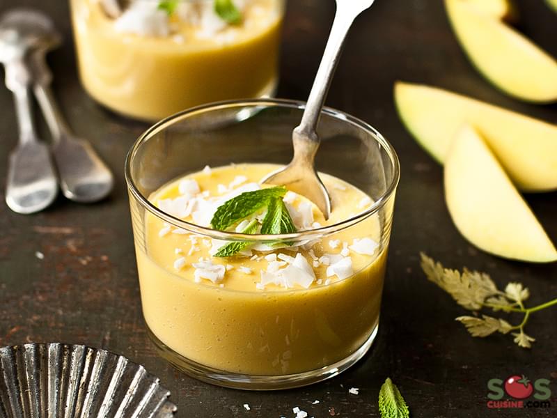 Mousse di mango e lime
