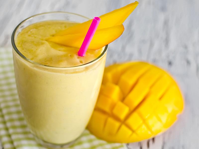 Crème de mangue et yogourt