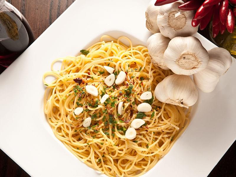 Spaghetti piquants de fin de soirée