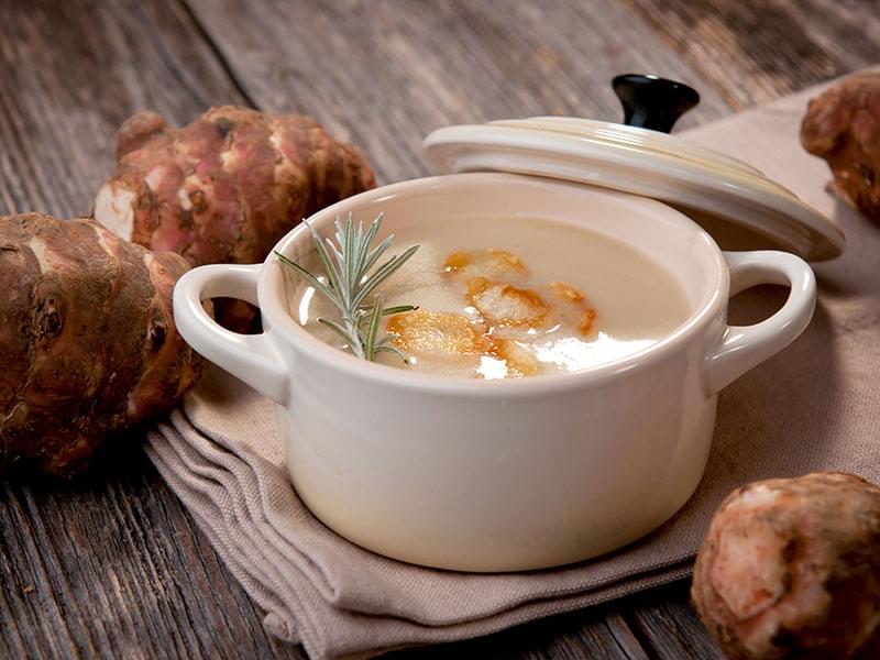 Jerusalem Artichoke and Potato Soup