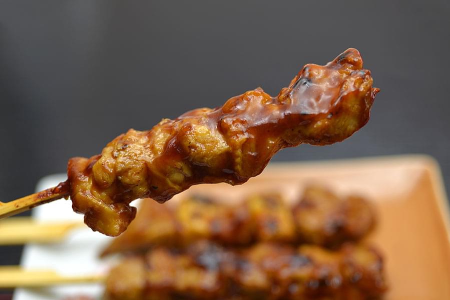 Japanese-Style Chicken Skewers
