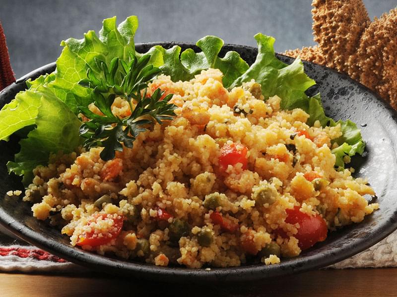 Salade de couscous et lentilles