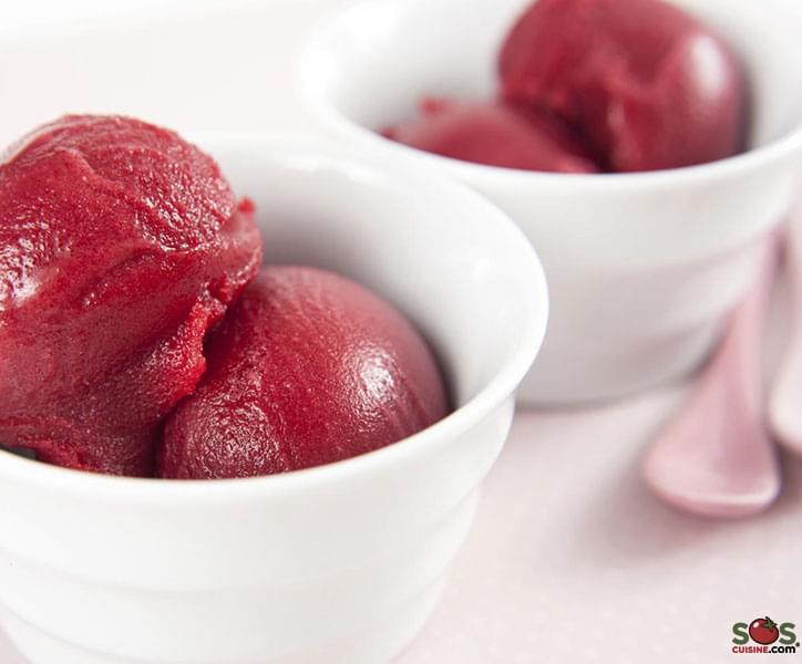 Quick Berry Sorbet