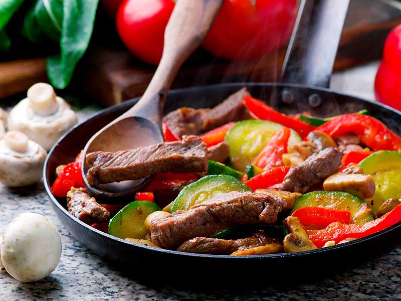 Sauté de boeuf à la méditerranéenne