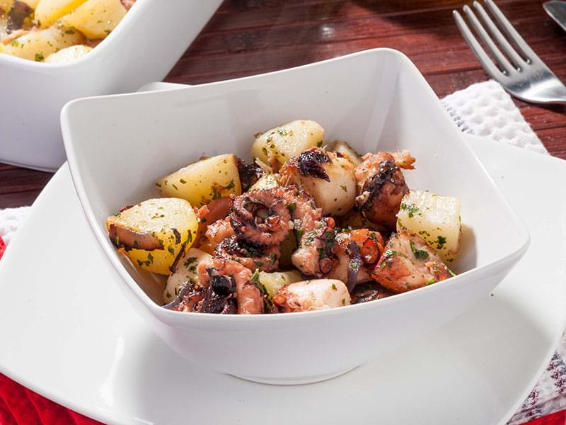 Warm Octopus and Potatoes