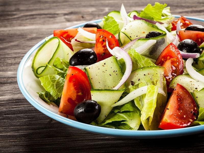Greek-Style Cucumber and Tomato Salad