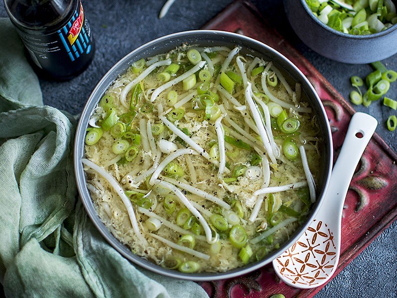 Potage aux oeufs au parfum d'Orient