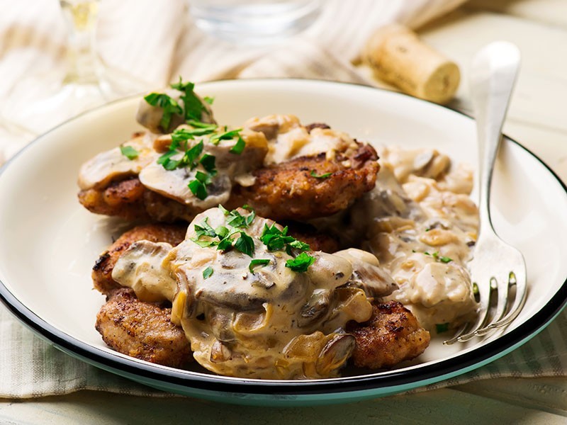 Émincé de veau à la zurichoise